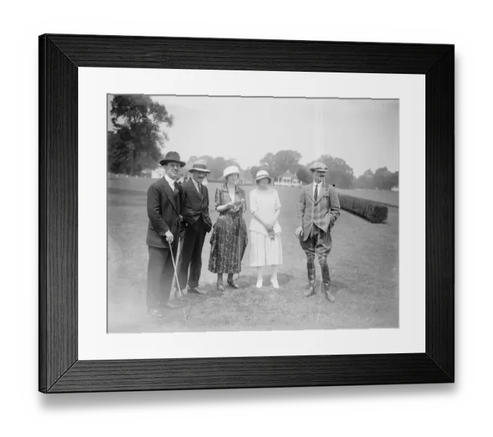 Framed Print : At the Polo Pony show at the Roehampton Club. From left to right; Comte De Velayos Framed Print : At the Polo Pony show at the Roehampton Club. From left to right; Comte De Velayos