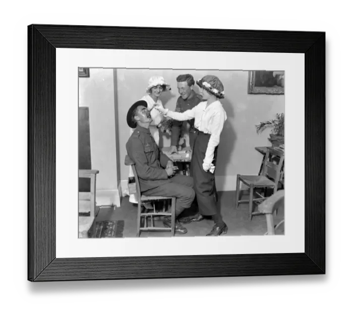 Framed Print : Patriotic Club for Soldier at St Albans. 1914 - 1918 Framed Print : Patriotic Club for Soldier at St Albans. 1914 - 1918