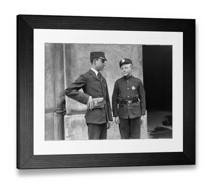 Framed Print : Smarter Uniforms For Post Office Messenger Boys - Open Collars Post Office Messenger Framed Print : Smarter Uniforms For Post Office Messenger Boys - Open Collars Post Office Messenger