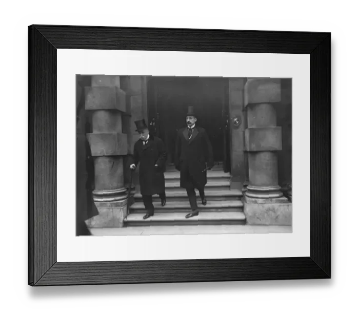 Framed Print : Ulster Crisis Sir John French and Major Watt 1914 Framed Print : Ulster Crisis Sir John French and Major Watt 1914