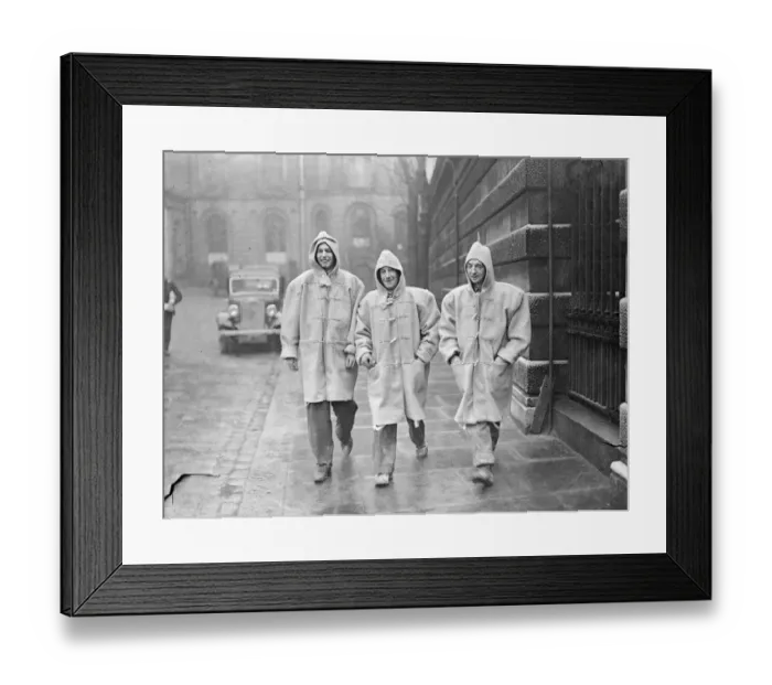 Framed Print : London Monks. Special working clothes of a new and peculiar design, give the man