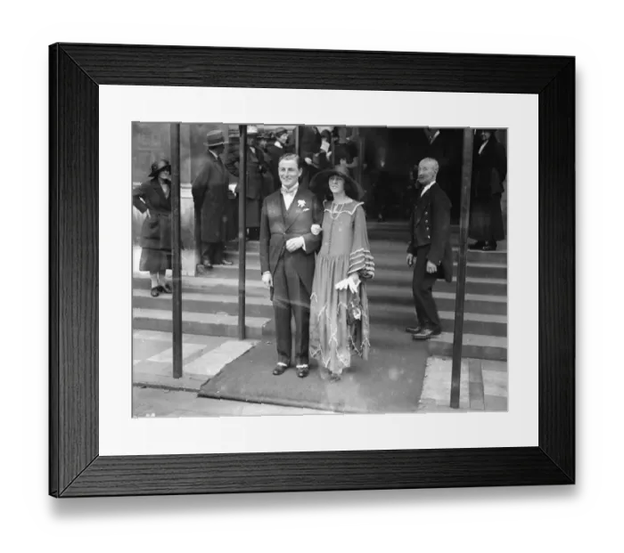 Framed Print : Wedding of Captain R E Joyce, M B E and Miss M J Martyn at Brompton, Oratory 18 Framed Print : Wedding of Captain R E Joyce, M B E and Miss M J Martyn at Brompton, Oratory 18