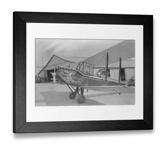 Framed Print : Guild of air pilots and navigators display at Brooklands Hon Mrs E Montagu and her pilot Framed Print : Guild of air pilots and navigators display at Brooklands Hon Mrs E Montagu and her pilot