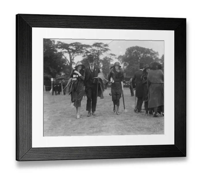 Framed Print : Polo at Hurlingham. Lord and Lady Stanley Framed Print : Polo at Hurlingham. Lord and Lady Stanley