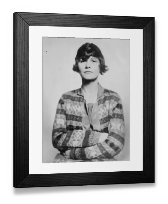 Framed Print : Most Famous French dressmaker for London Mme Gabriel Chanel, described by Parisians Framed Print : Most Famous French dressmaker for London Mme Gabriel Chanel, described by Parisians