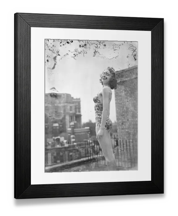 Framed Print : 10 girls, chosen from London and the provinces, are competing at Olympia, London Framed Print : 10 girls, chosen from London and the provinces, are competing at Olympia, London