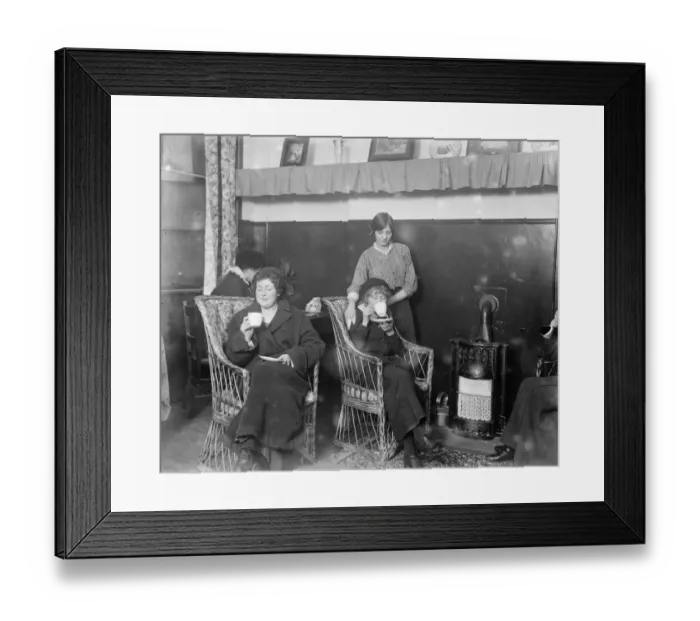 Framed Print : The theatre girls club, Little Portland Street