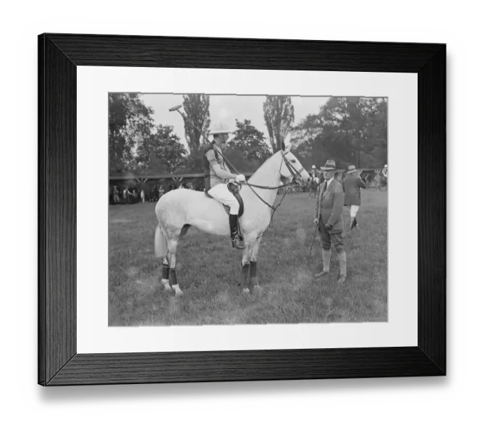 Framed Print : Polo at Worcester Park - Quidnuncs versus Templeton. Lord Wimborne ( mounted ) Framed Print : Polo at Worcester Park - Quidnuncs versus Templeton. Lord Wimborne ( mounted )