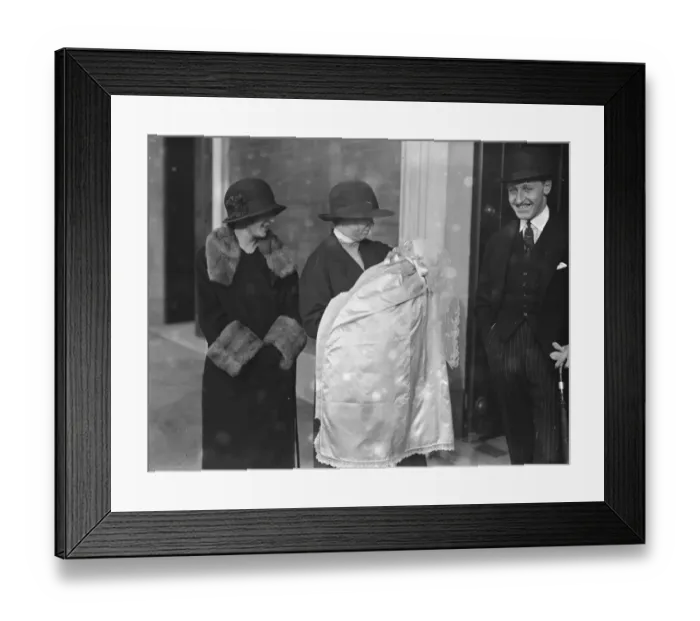 Framed Print : Christening of the infant son of Mr and Mrs A E Lowther at St Peters Church, Eaton Square Framed Print : Christening of the infant son of Mr and Mrs A E Lowther at St Peters Church, Eaton Square