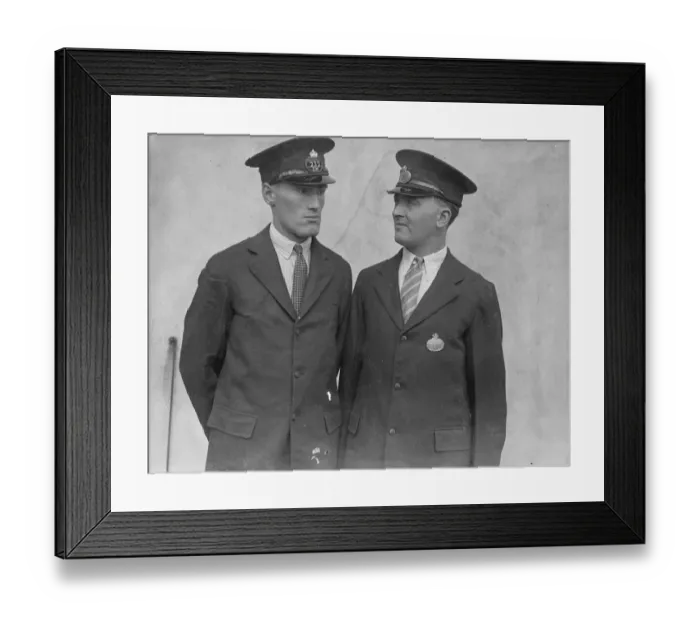 Framed Print : A new badge is to be issued to postmen from October 1. The badge would be worn on the cap Framed Print : A new badge is to be issued to postmen from October 1. The badge would be worn on the cap