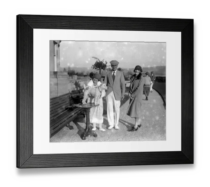 Framed Print : Gleneagles. Lady Simon, Sir John Simon and Mrs Brighten. Simon, John Allsebrook Framed Print : Gleneagles. Lady Simon, Sir John Simon and Mrs Brighten. Simon, John Allsebrook