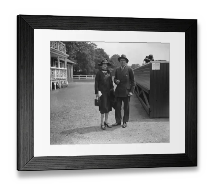Framed Print : Polo at The Hurlingham Club, London - Lord and Lady Wodehouse 1926