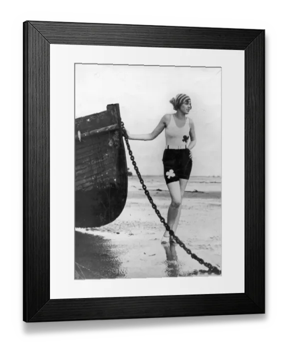Framed Print : Womans Realm Beachwear Framed Print : Womans Realm Beachwear