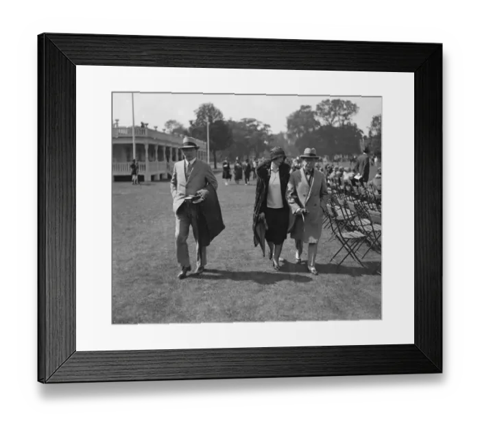 Framed Print : Seen at the Ranelagh mounted sports - Sir Patrick Ford ( left ) 1928 Framed Print : Seen at the Ranelagh mounted sports - Sir Patrick Ford ( left ) 1928