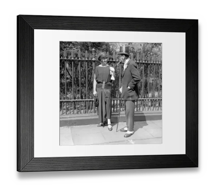 Framed Print : Lord Lonsdales Double. Mr Aubrey Fitzgerald, who bears a remarkable resemblance Framed Print : Lord Lonsdales Double. Mr Aubrey Fitzgerald, who bears a remarkable resemblance