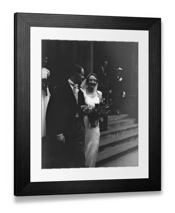 Framed Print : Wedding of Captain J W Hay, Indian army, and Miss Everild Nickalls at St Columbas Church Framed Print : Wedding of Captain J W Hay, Indian army, and Miss Everild Nickalls at St Columbas Church