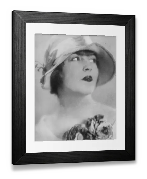 Framed Print : Mlle Carghese, who is reputed to change her hats twelve to fifteen times a day Framed Print : Mlle Carghese, who is reputed to change her hats twelve to fifteen times a day