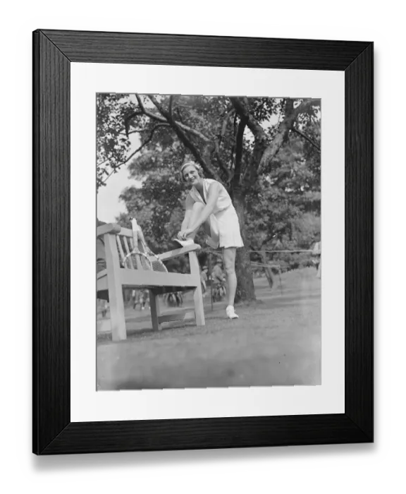 Framed Print : Lady Crossfields tennis club party at Highgate Mrs Fearnley Whittingstall in Framed Print : Lady Crossfields tennis club party at Highgate Mrs Fearnley Whittingstall in