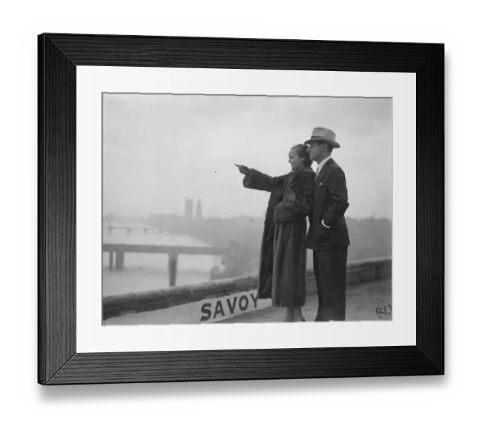 Framed Print : Barbara Kent, the film star, and Harry Edington, the Hollywood business agent Framed Print : Barbara Kent, the film star, and Harry Edington, the Hollywood business agent