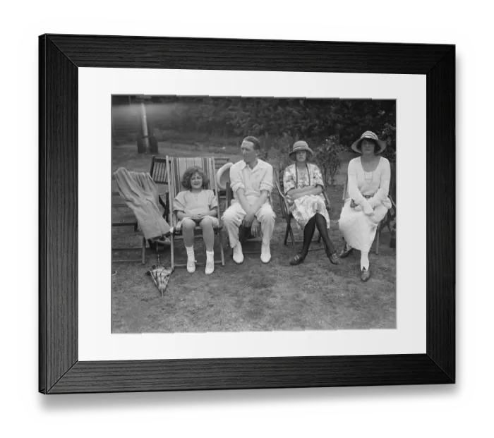 Framed Print : Actors Cricket Match at Wimbeldon Mr Gerald Du Maurier, with Mrs Du Maurier Framed Print : Actors Cricket Match at Wimbeldon Mr Gerald Du Maurier, with Mrs Du Maurier