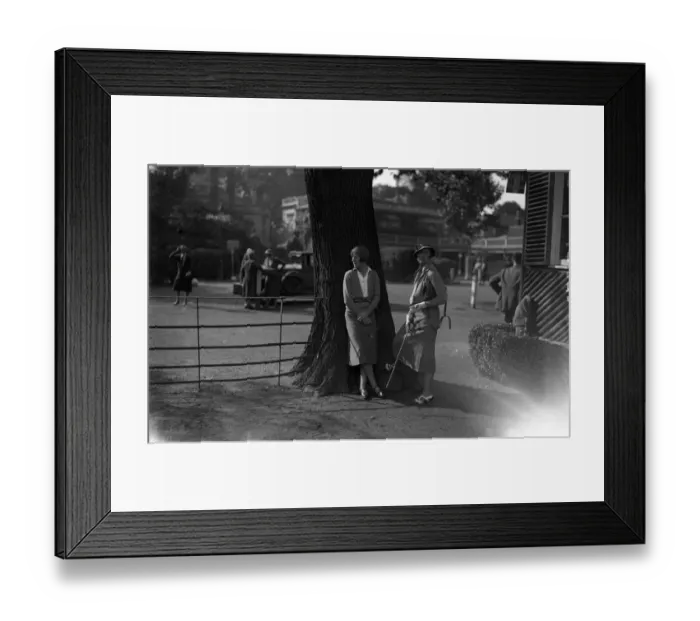 Framed Print : Ladies Autumn Foursome golf at Ranelagh. Mrs As Mathews and Mrs Geoffrey Toye 1932 Framed Print : Ladies Autumn Foursome golf at Ranelagh. Mrs As Mathews and Mrs Geoffrey Toye 1932