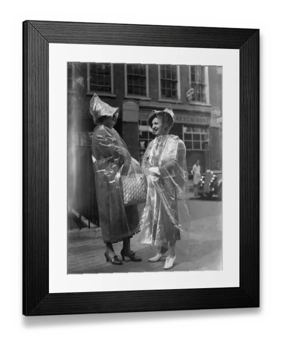 Framed Print : Invisible Protection Against English Summer - American Girls Introduce New Fashion Framed Print : Invisible Protection Against English Summer - American Girls Introduce New Fashion