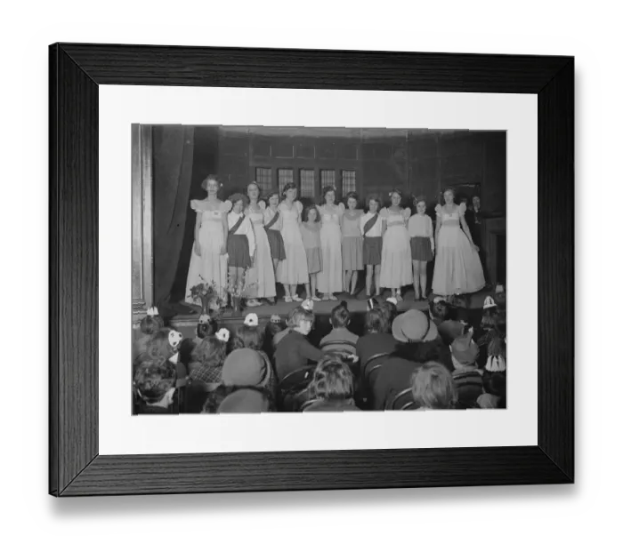 Framed Print : Orpington Parents Association. Concert. 1935 Framed Print : Orpington Parents Association. Concert. 1935