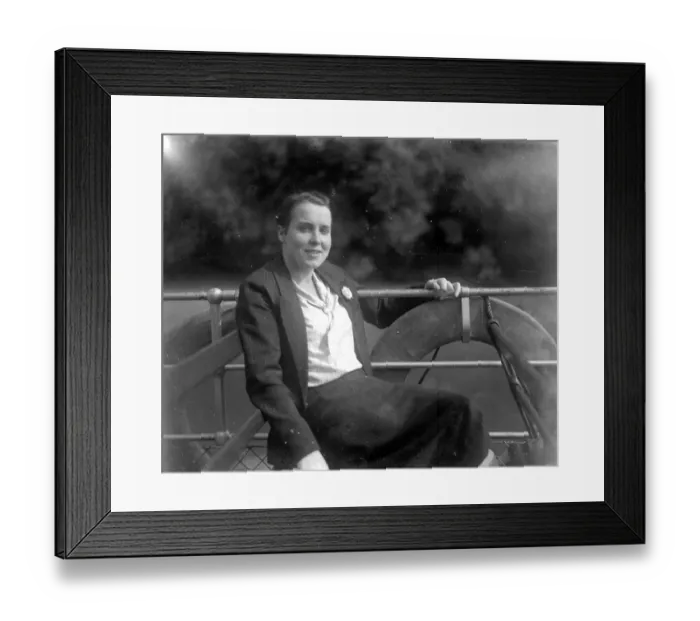 Framed Print : Miss B Anderson. 1934 Framed Print : Miss B Anderson. 1934