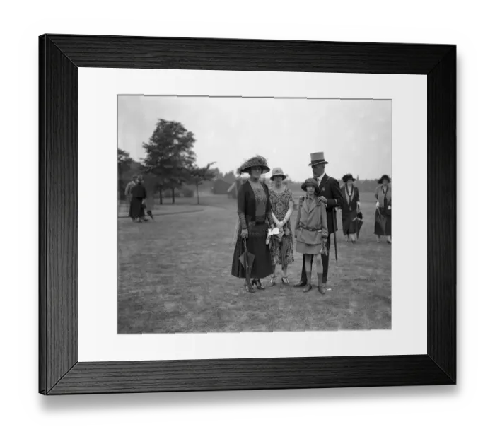 Framed Print : Polo at the Hurlingham Club, London - the British Army versus America. Lady Semphill Framed Print : Polo at the Hurlingham Club, London - the British Army versus America. Lady Semphill