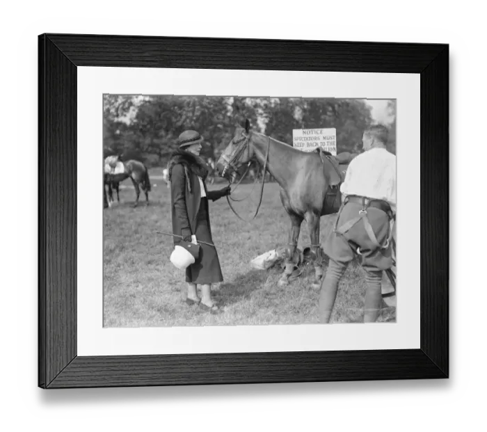 Framed Print : Polo at the Ranelagh Club, West London. At the match between the, Royal Horse Framed Print : Polo at the Ranelagh Club, West London. At the match between the, Royal Horse