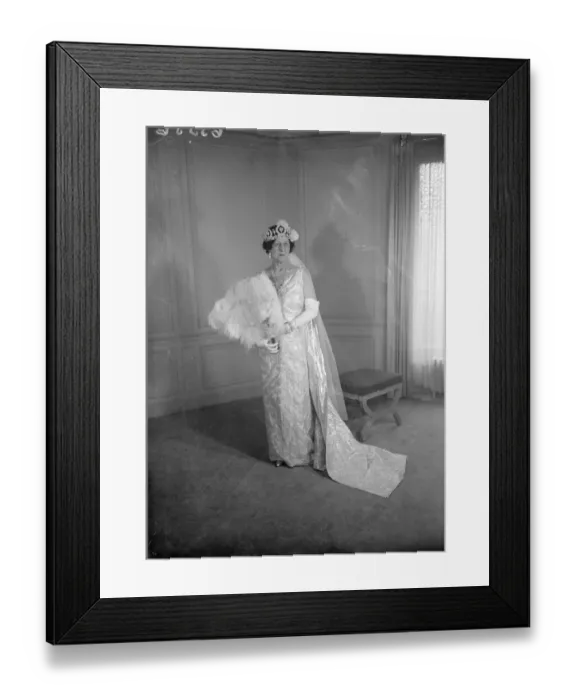 Framed Print : Lady Decies in her Coronation Robe. Lady Decies, wife of Lord Decies, coach Roy Framed Print : Lady Decies in her Coronation Robe. Lady Decies, wife of Lord Decies, coach Roy