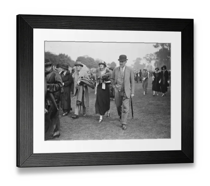 Framed Print : The Ranelagh Club Ladies Pony Sports. Mr and Mrs Fletcher - Mossop Framed Print : The Ranelagh Club Ladies Pony Sports. Mr and Mrs Fletcher - Mossop