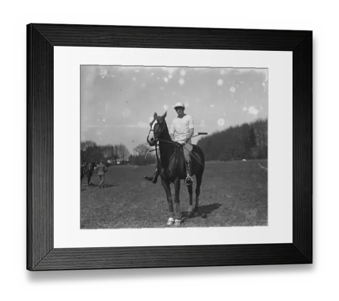 Framed Print : Polo at the Hurlingham Club. Lord Wodehouse for the English team. 1921 Framed Print : Polo at the Hurlingham Club. Lord Wodehouse for the English team. 1921