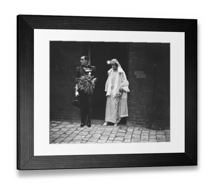Framed Print : Wedding of Crown Prince of Sweden and Lady Louise Mountbatten at St James Lady Framed Print : Wedding of Crown Prince of Sweden and Lady Louise Mountbatten at St James Lady