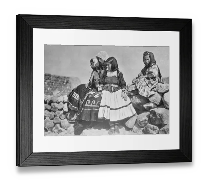 Framed Print : Turkish women renounces the veil, but keep their dresses. Freed from the veil Framed Print : Turkish women renounces the veil, but keep their dresses. Freed from the veil