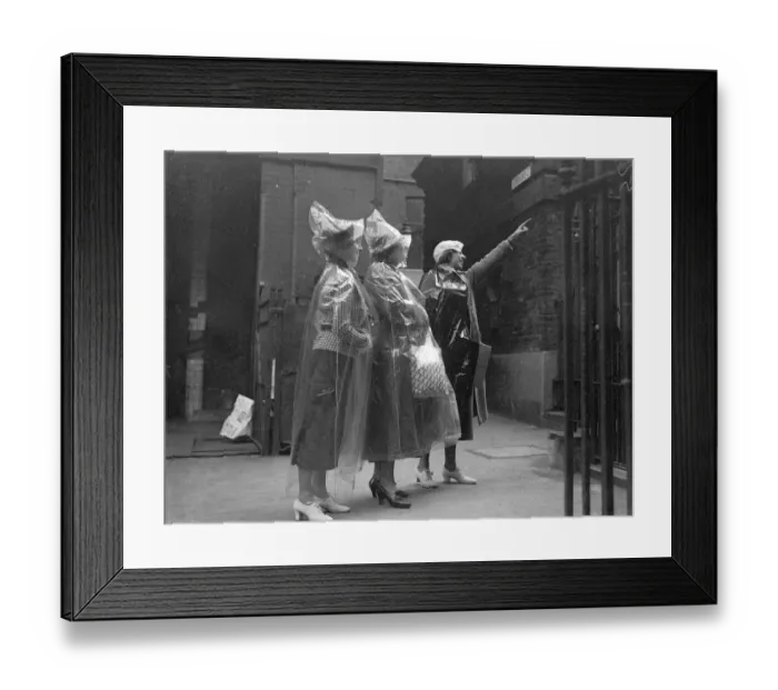 Framed Print : Invisible Protection Against English Summer - American Girls Introduce New Fashion Framed Print : Invisible Protection Against English Summer - American Girls Introduce New Fashion
