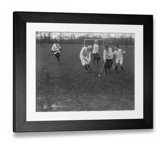 Framed Print : Mixed hockey at Lyons Club, Sudbury Framed Print : Mixed hockey at Lyons Club, Sudbury