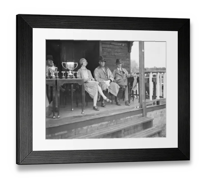 Framed Print : Melton Polo Club tournament. Captain Sherrard ( right ). 17 August 1929 Framed Print : Melton Polo Club tournament. Captain Sherrard ( right ). 17 August 1929