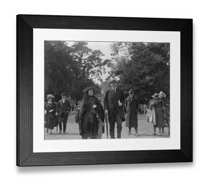 Framed Print : Polo at the Ranelagh Club, West London. The Anglo - French Polo match for