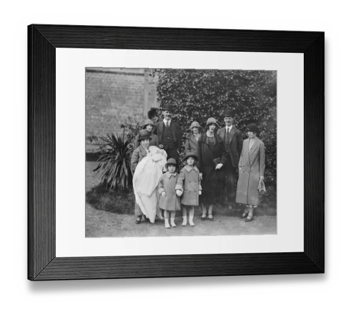 Framed Print : Christening at Wilton Marsh, near Westbury, of the infant son of Mr Charles Framed Print : Christening at Wilton Marsh, near Westbury, of the infant son of Mr Charles