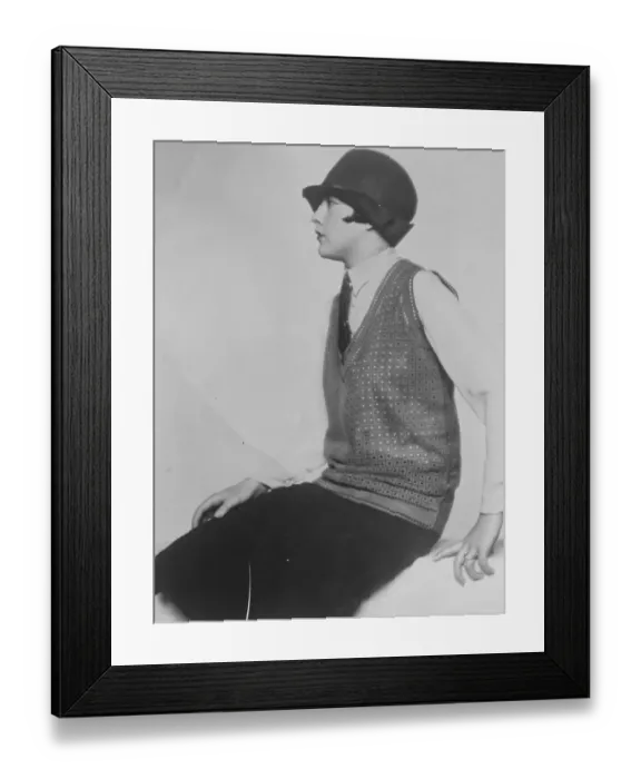 Framed Print : Social leader wears novel spring mode. Mme Olga Poufkin, a leader in Russian Society