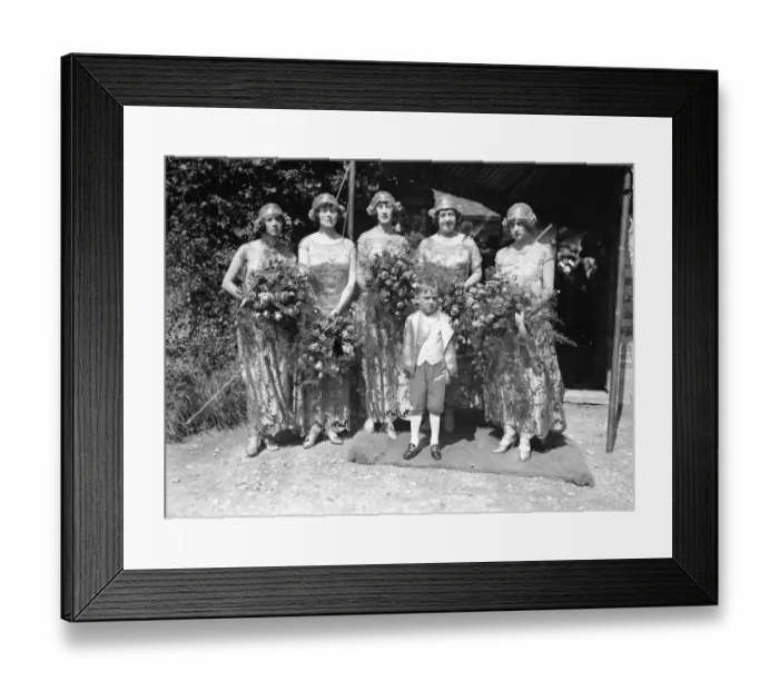 Framed Print : Wedding of the Hon Irene Cage and Capt Shuldham at Firle, Sussex The Hon Yvonne Gage Framed Print : Wedding of the Hon Irene Cage and Capt Shuldham at Firle, Sussex The Hon Yvonne Gage