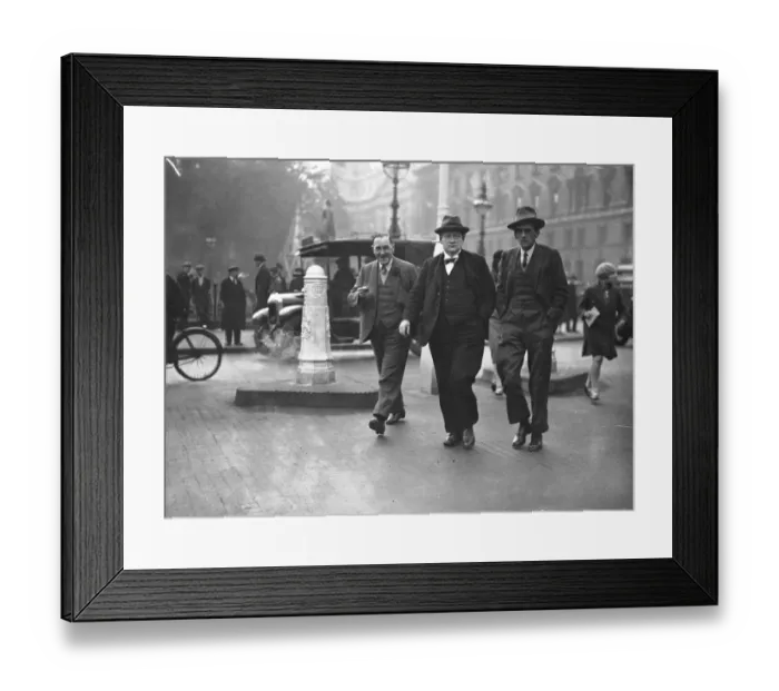 Framed Print : The re - opening of Parliament. Walking to the Houses of Parliament, Scottish Framed Print : The re - opening of Parliament. Walking to the Houses of Parliament, Scottish