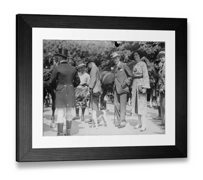 Framed Print : So Walter Gilbey in a new hat!. Something of a sensation was caused in Hyde Park Framed Print : So Walter Gilbey in a new hat!. Something of a sensation was caused in Hyde Park