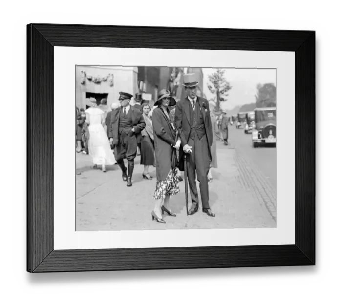 Framed Print : Eton V Harrow at Lord s. Lord and Lady Irwin. 1931