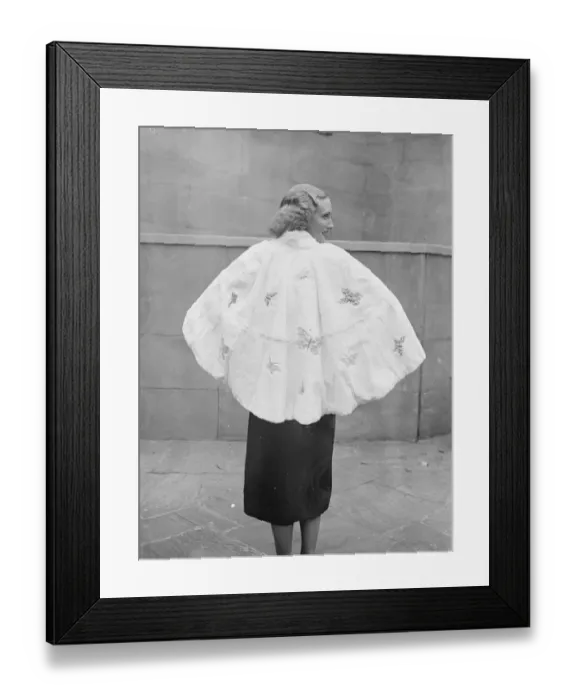 Framed Print : New autumn fashions were displayed at the Fur Fashion Show organised by the National Framed Print : New autumn fashions were displayed at the Fur Fashion Show organised by the National