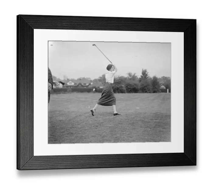 Framed Print : Ladies Golf at Walton Heath - Lords versus Commons. Countess Rocksavage ( Lords Framed Print : Ladies Golf at Walton Heath - Lords versus Commons. Countess Rocksavage ( Lords