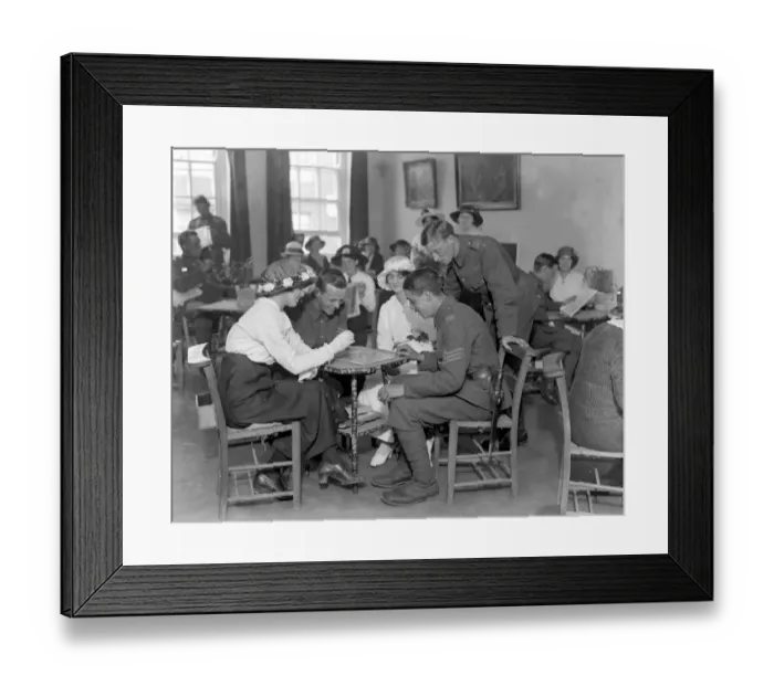 Framed Print : Patriotic Club for Soldier at St Albans. 1914 - 1918 Framed Print : Patriotic Club for Soldier at St Albans. 1914 - 1918