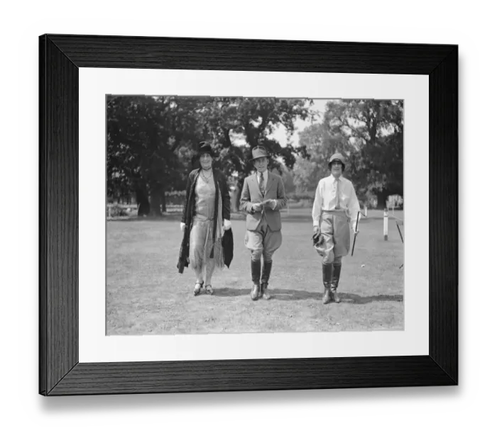 Framed Print : At the Ranelagh Club, the County Polo Association Pony Show;, Lady Molteno, Mr Framed Print : At the Ranelagh Club, the County Polo Association Pony Show;, Lady Molteno, Mr