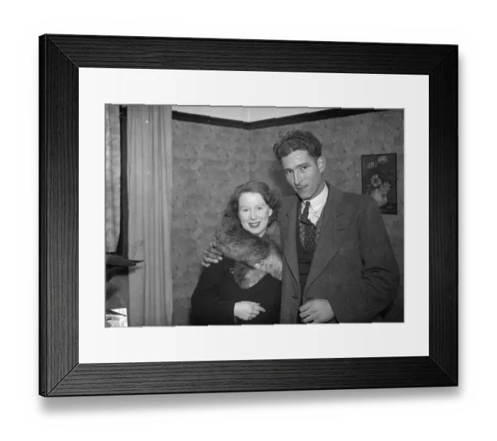 Framed Print : Kathleen Hale and James Killeen. 1937 Framed Print : Kathleen Hale and James Killeen. 1937